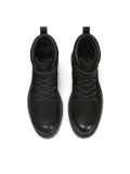 Lace-up boots in black nubuck ROCII