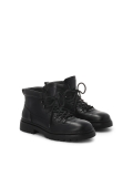 Black men's natural leather boots MARIANNO