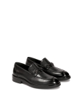 Elegant leather loafers with buckle TIMONES