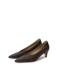 Dark brown pumps with extended nose KS NARINE