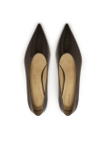 Dark brown pumps with extended nose KS NARINE
