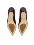 Dark brown pumps with extended nose KS NARINE