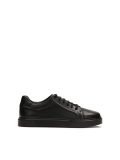 Black embossed sneakers SILVAN