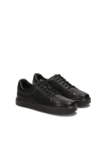 Black embossed sneakers SILVAN