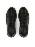 Black embossed sneakers SILVAN