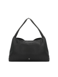 Black trapeze handbag with shoulder strap KS LIVJA