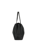 Black trapeze handbag with shoulder strap KS LIVJA