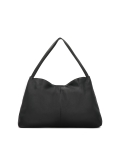 Black trapeze handbag with shoulder strap KS LIVJA
