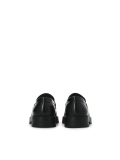 Black slip-on loafers on a higher sole KS NATANIEL