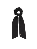Black srunchie rubber band with ribbons MIRIELA