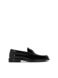 Black men's patent leather loafers KS MAACURY