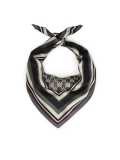KAZAR monogrammed silk scarf CORLETA