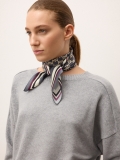 KAZAR monogrammed silk scarf CORLETA