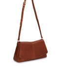 Light brown leather shoulder bag SOLEVIE
