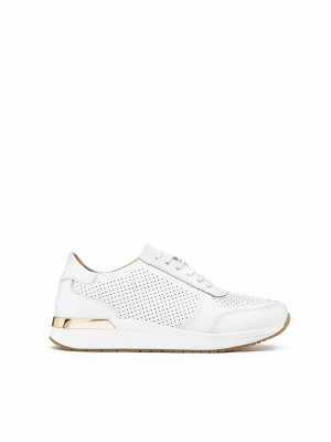 Ladies' white sneakers