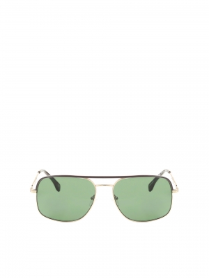 Brown and golden sunglasses