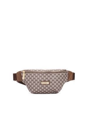 Stylish monogrammed belt bag from KAZAR