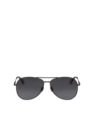 Pilot sunglasses gun metal