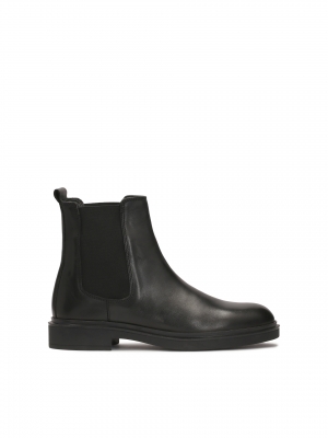 Black Chelsea boots in smooth leather 