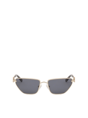 Sunglasses with gold frame