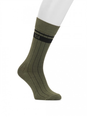 Comfortable men's socks with stripes 