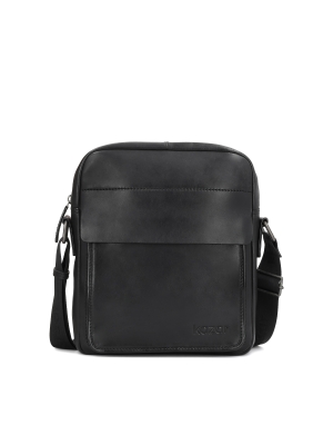 Black men's shoulder bag