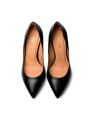 Ladies' black pumps MAGDALENA