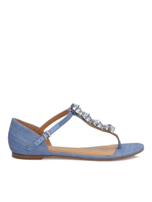 Ladies' blue sandals BAJA