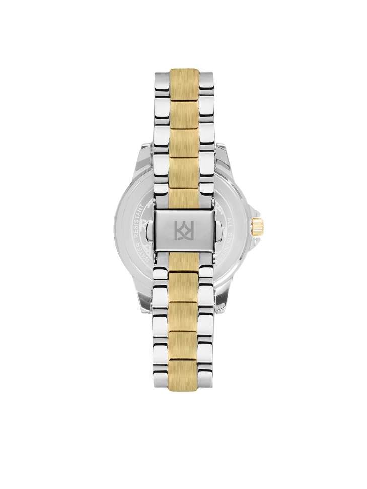 Gold and silver bracelet watch LUXE TOUCH