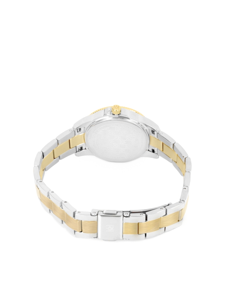 Gold and silver bracelet watch LUXE TOUCH