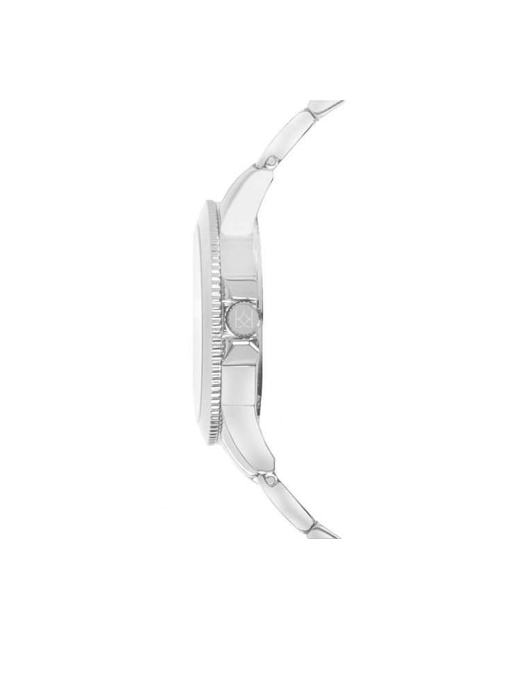Silver minimalist women's watch LUXE TOUCH