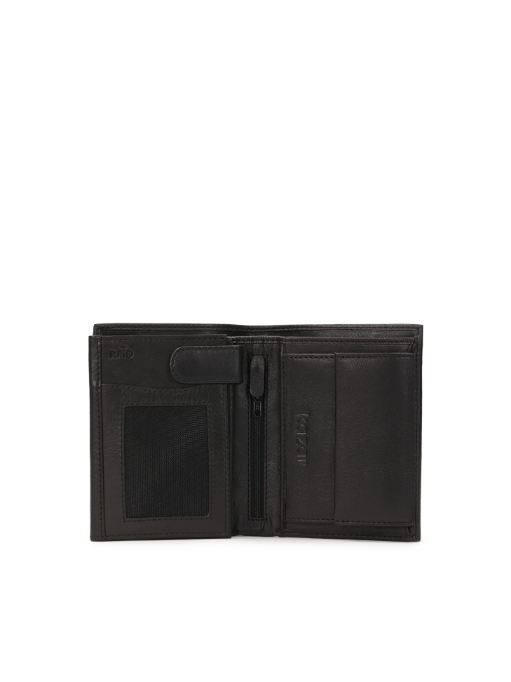 Men's black wallet IGOR