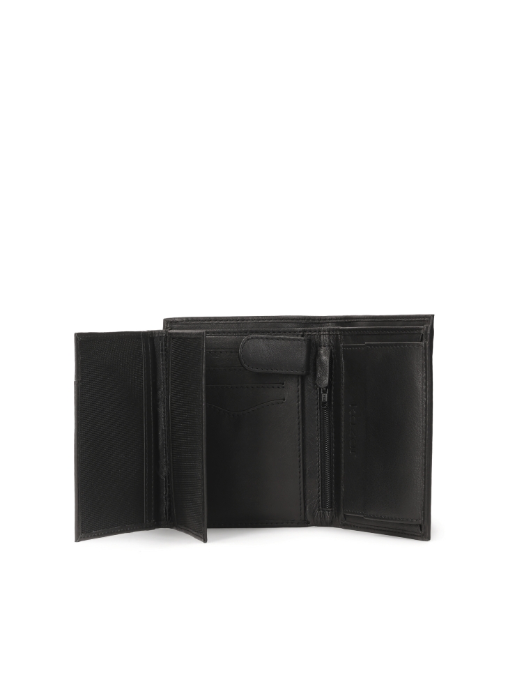 Men's black wallet IGOR
