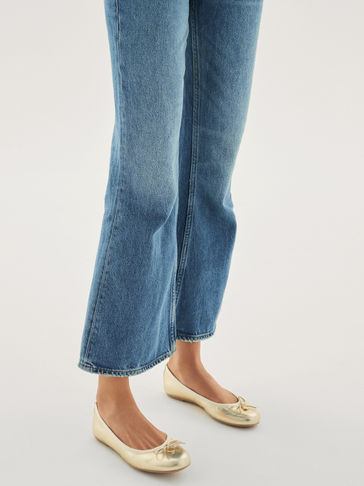 Ladies' golden ballerinas KATIE