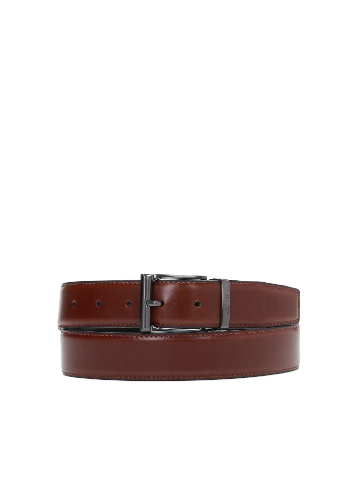 Men's brown and black reversible belt MATZ