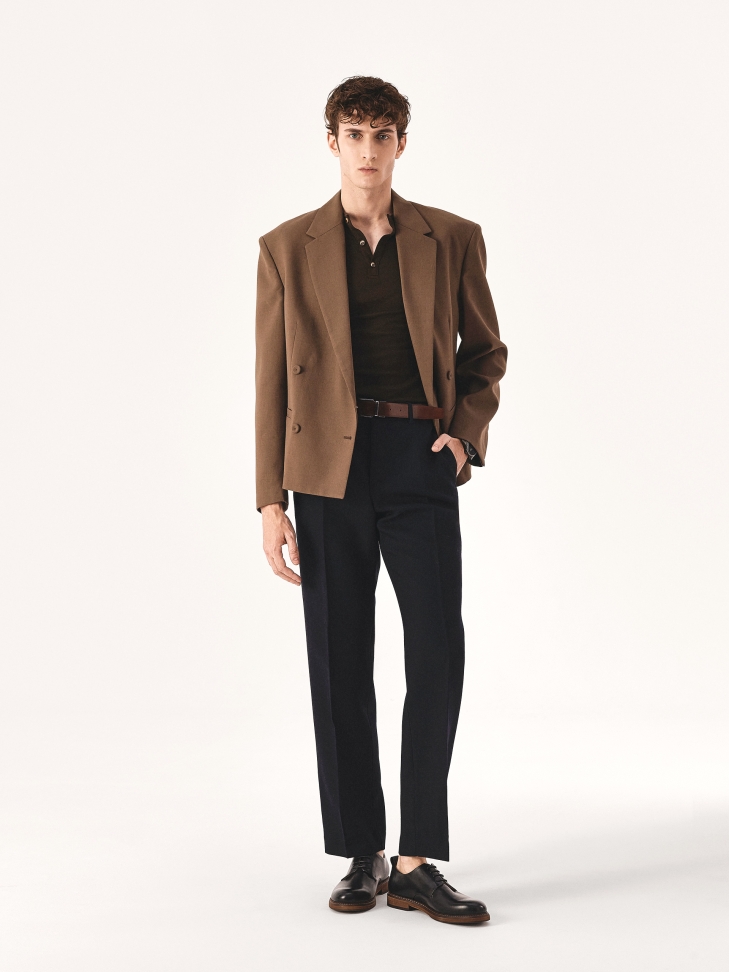 Men's brown and black reversible belt MATZ