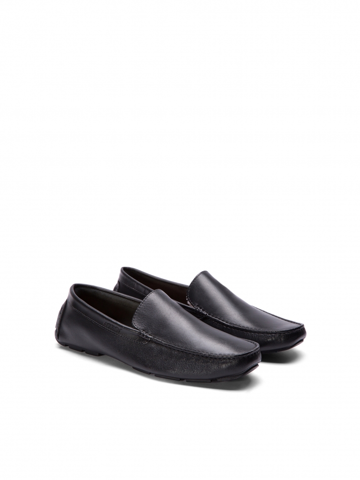 Men's black moccasins NICO