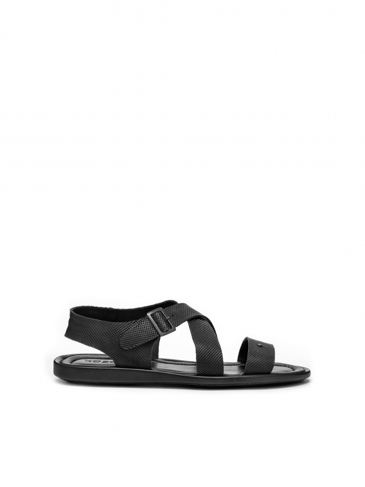 Men's black sandals HARRY