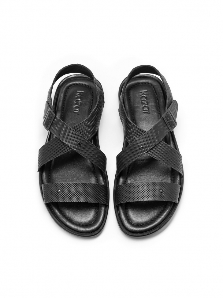 Men's black sandals HARRY