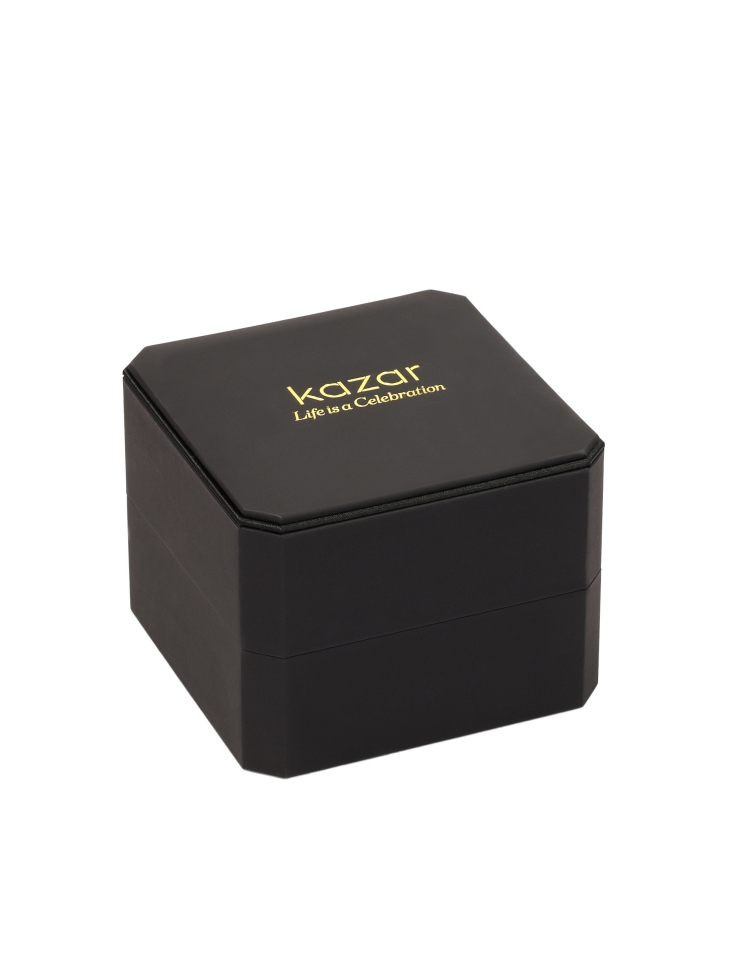 Timeless watch on a leather black strap HERITAGE ELEGANCE