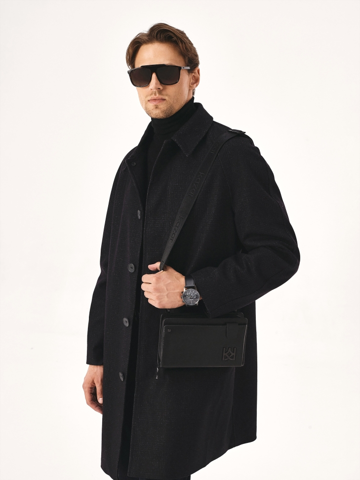 Analog watch on a leather strap WATCH MY MATCH