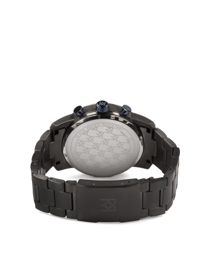Watch on a bracelet with a navy blue dial MODERN FUSION