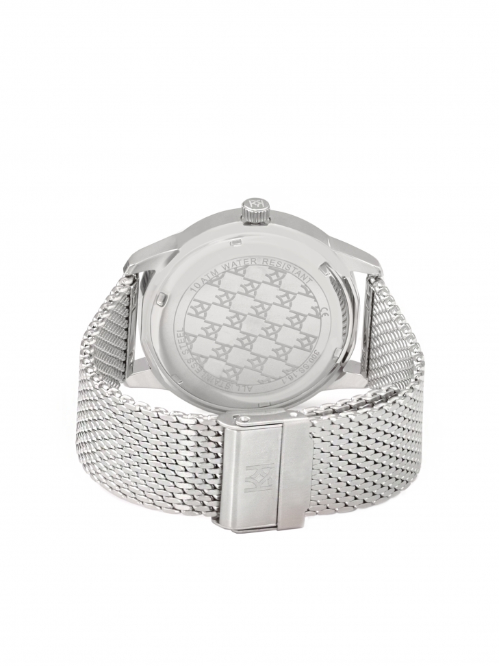 Men's watch with a mesh bracelet in silver color STEEL MY STYLE 