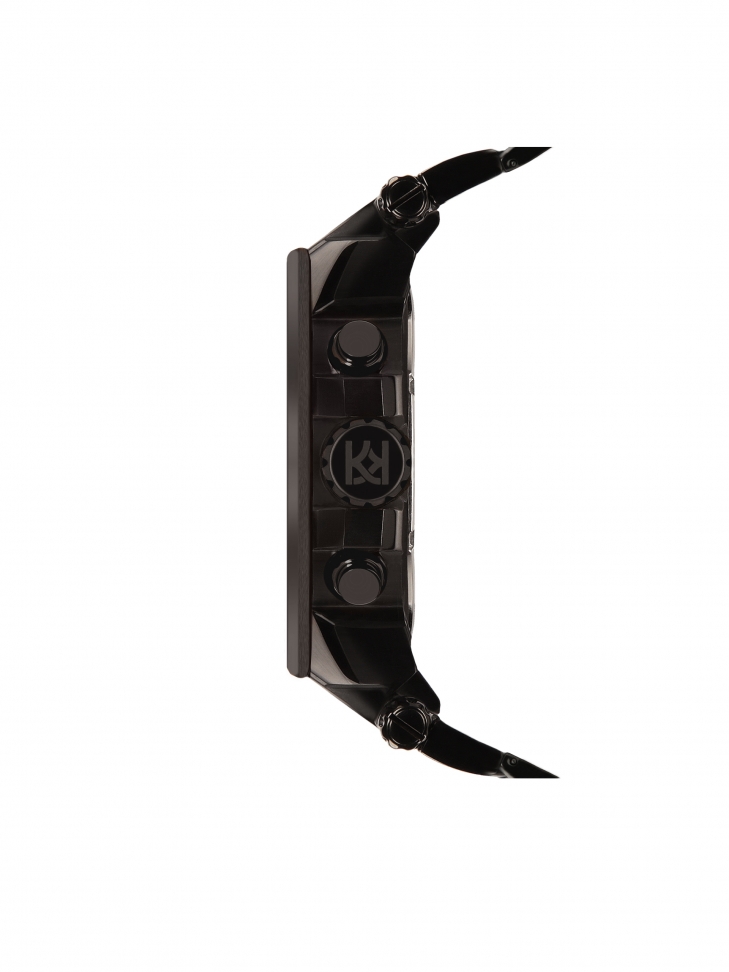 Black men's sports-style watch URBAN STEEL