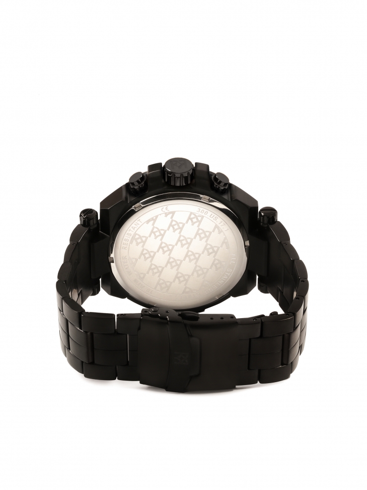 Black men's sports-style watch URBAN STEEL