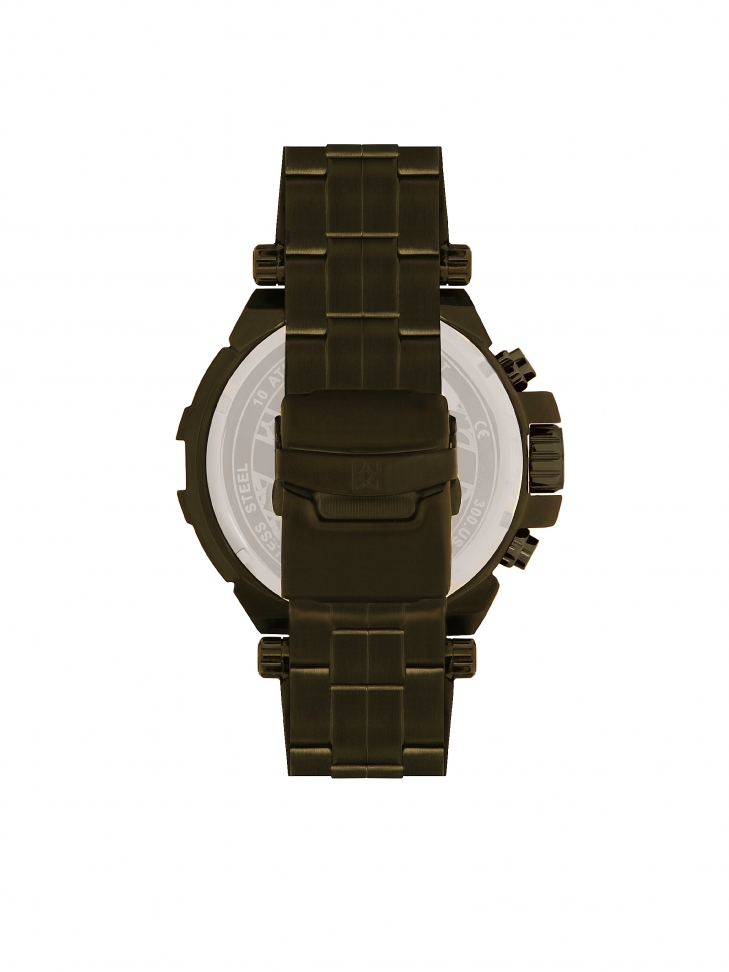 Men's solid watch in khaki colour URBAN STEEL