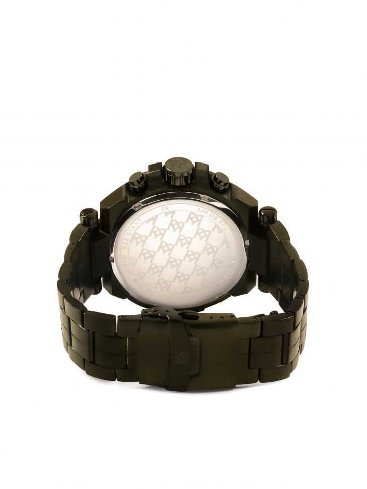 Men's solid watch in khaki colour URBAN STEEL