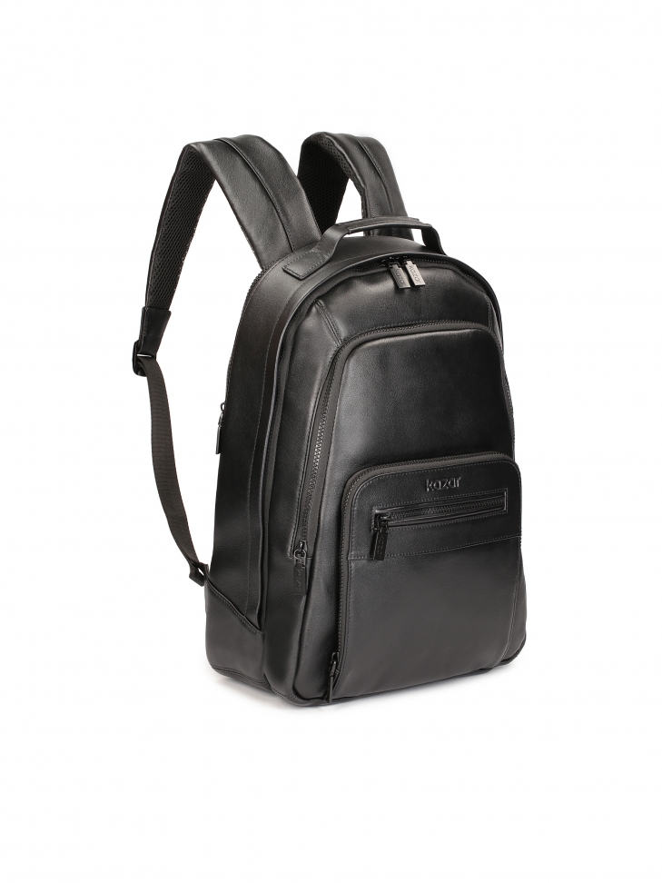 Large men's leather backpack TOMAS
