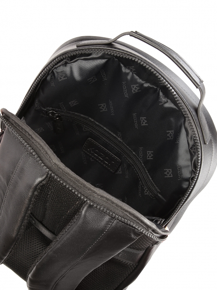 Large men's leather backpack TOMAS