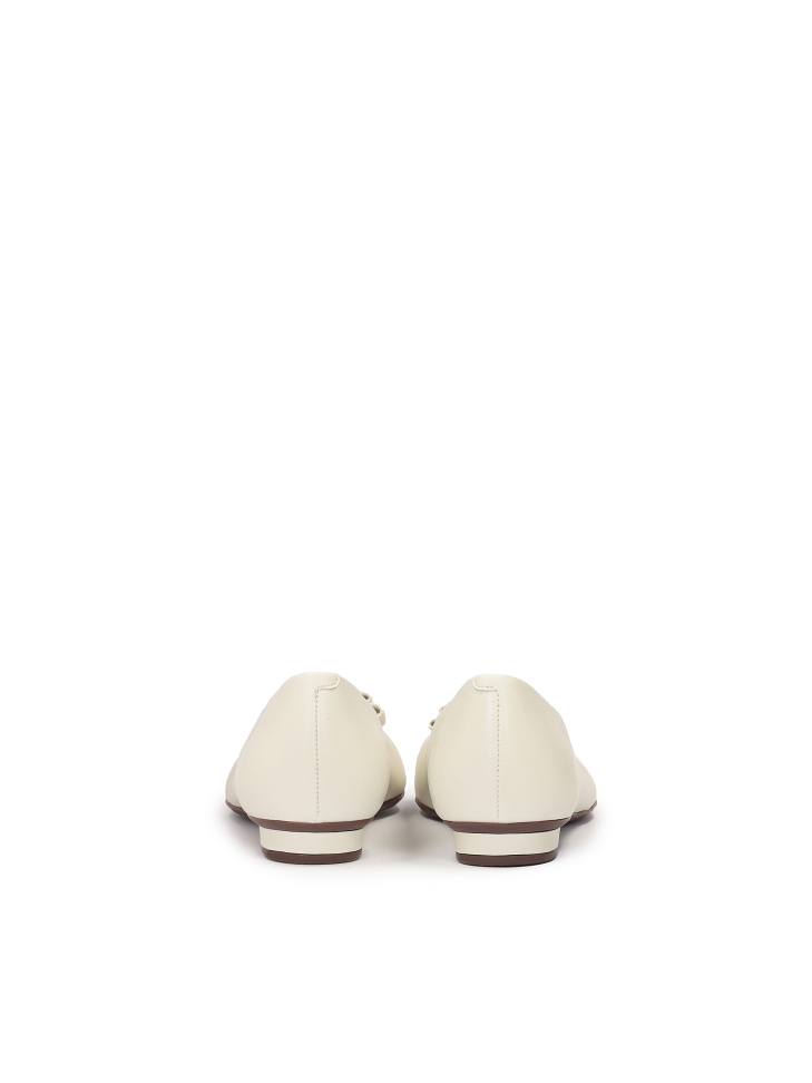 Leather ballerinas with comfort insole NANCY